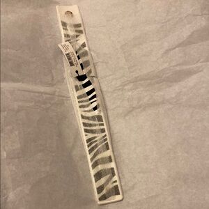 New Marc by Marc Jacobs Zebra Print Snap Bracelet